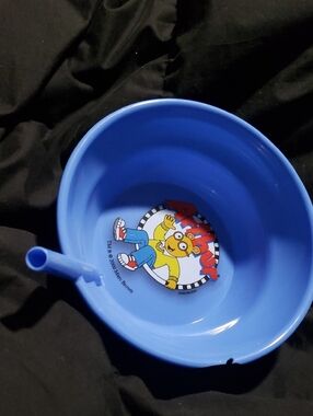 Arthur PBS Blue Straw Bowl